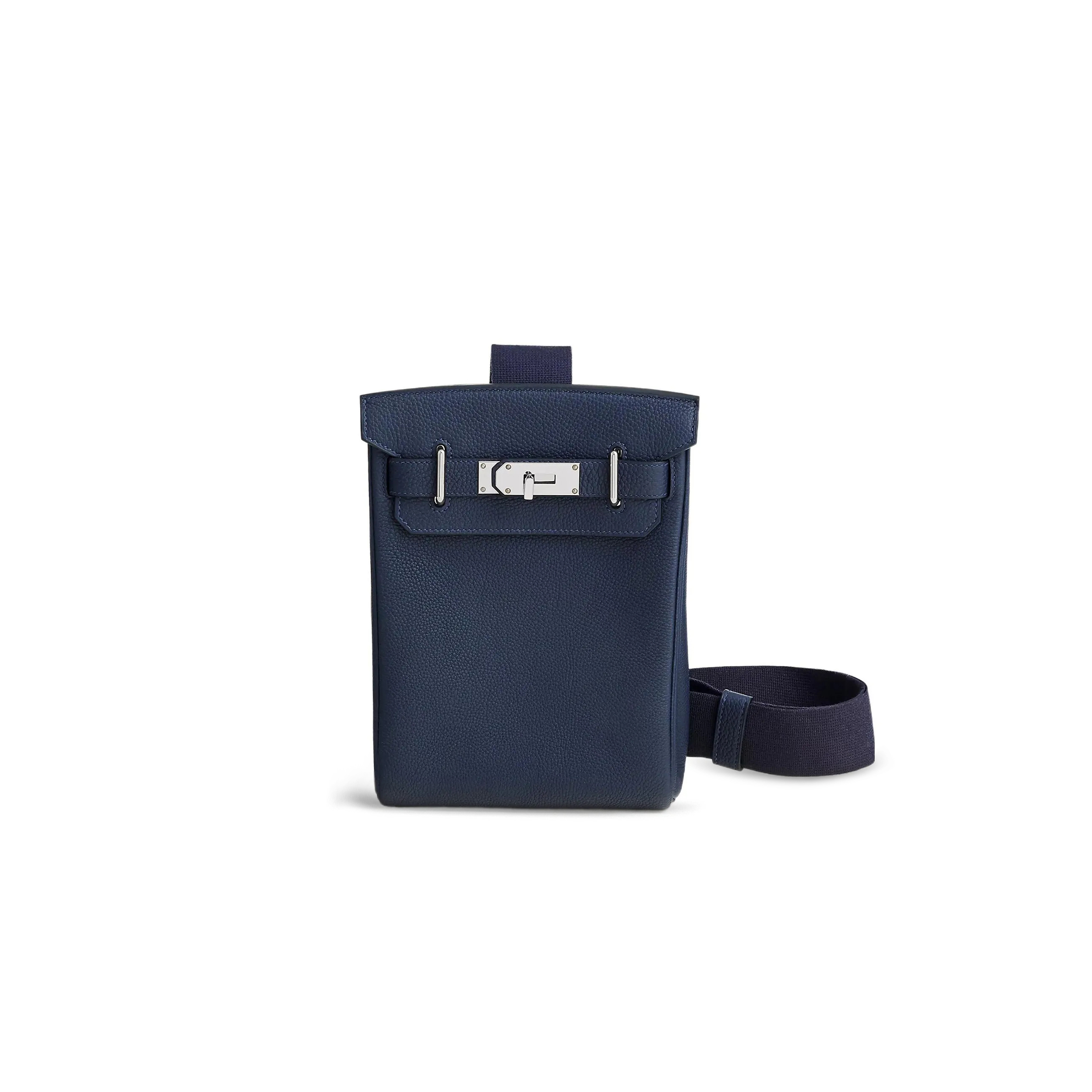 H*R*ES MASTER HAC A DOS PM BACKPACK TOGO LEATHER SIL*VER HARDWARE H083589CK2Z (28*18*8cm)
